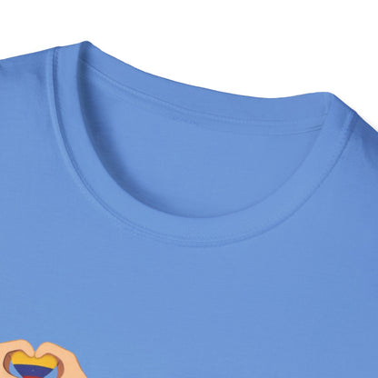Estamos Contigo Venezuela T-Shirt | Heart Hands, Spanish Support Tee