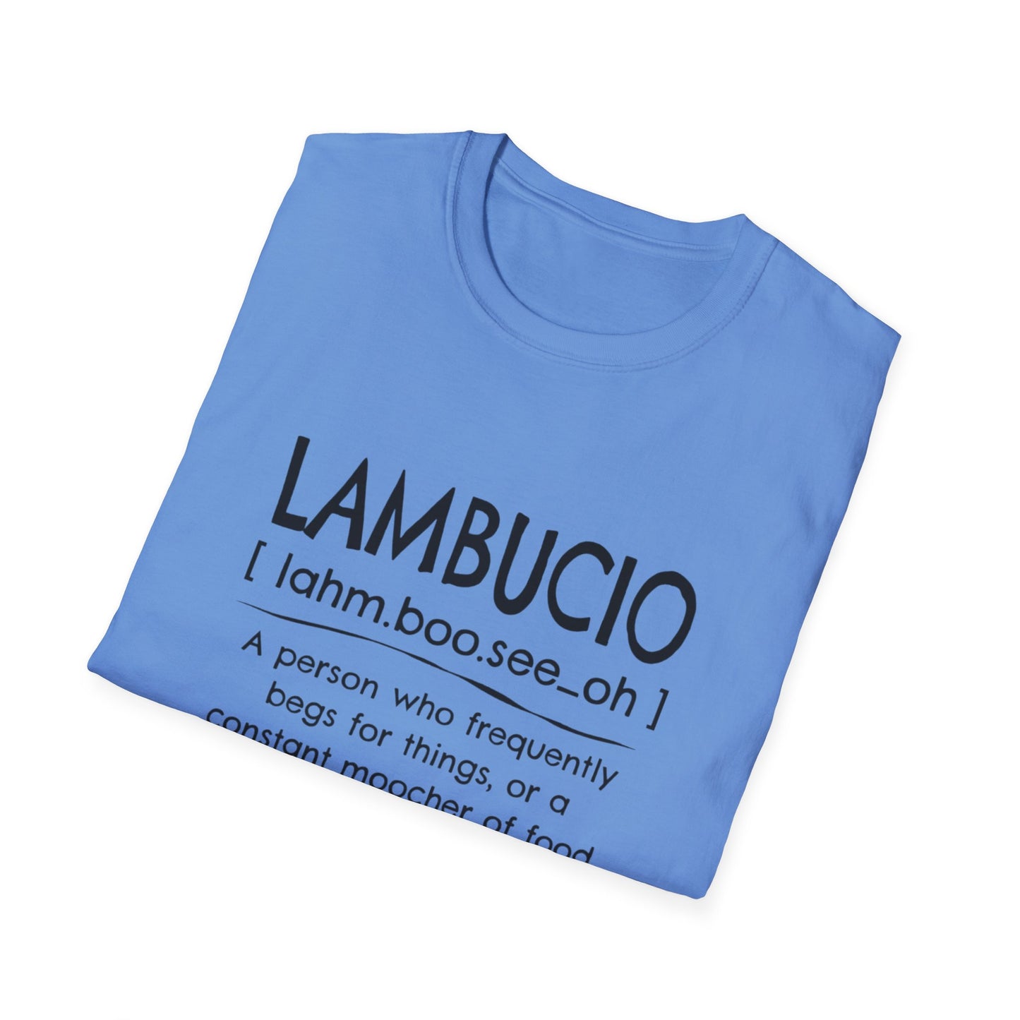 Lambucio definition T-Shirt | Funny Foodie Phrase Tee