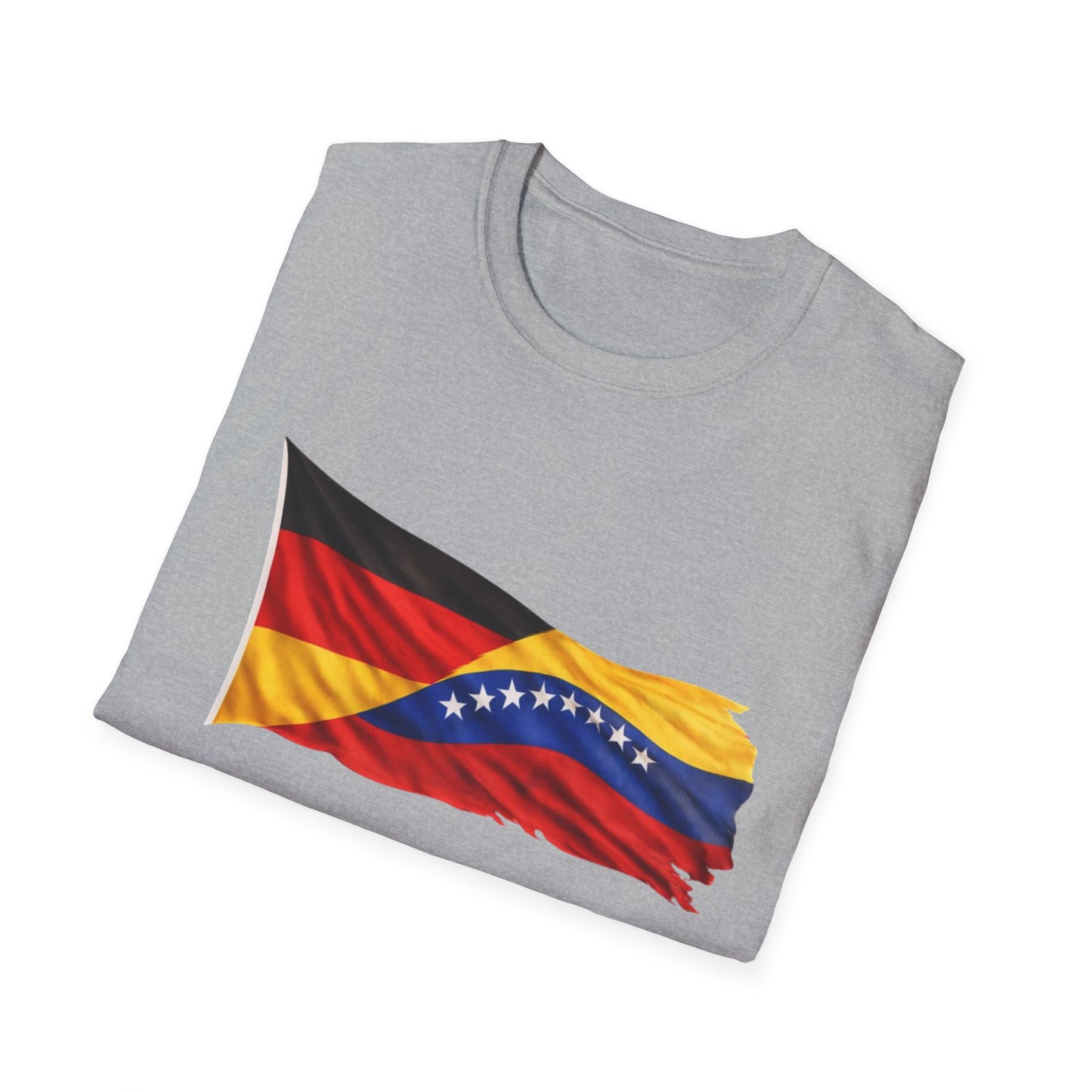 Venezuela Germany Flag Wave T-Shirt