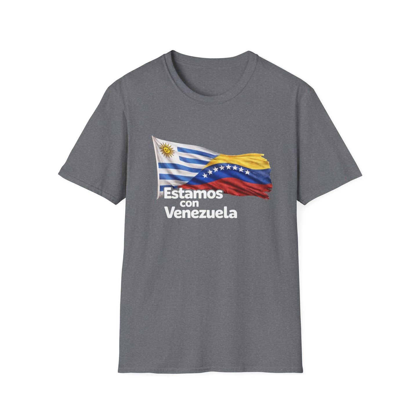 Uruguay Estamos con Venezuela T-Shirt | Venezuelan flag design, solidarity tee