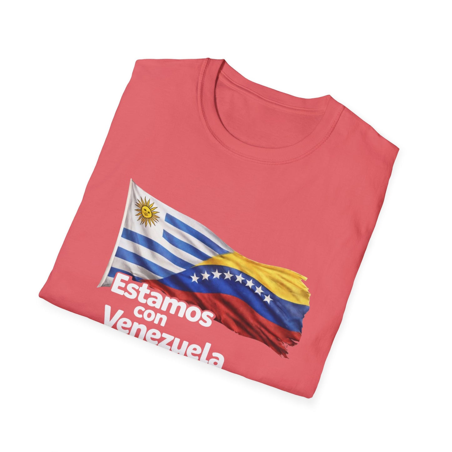 Uruguay Estamos con Venezuela T-Shirt | Venezuelan flag design, solidarity tee