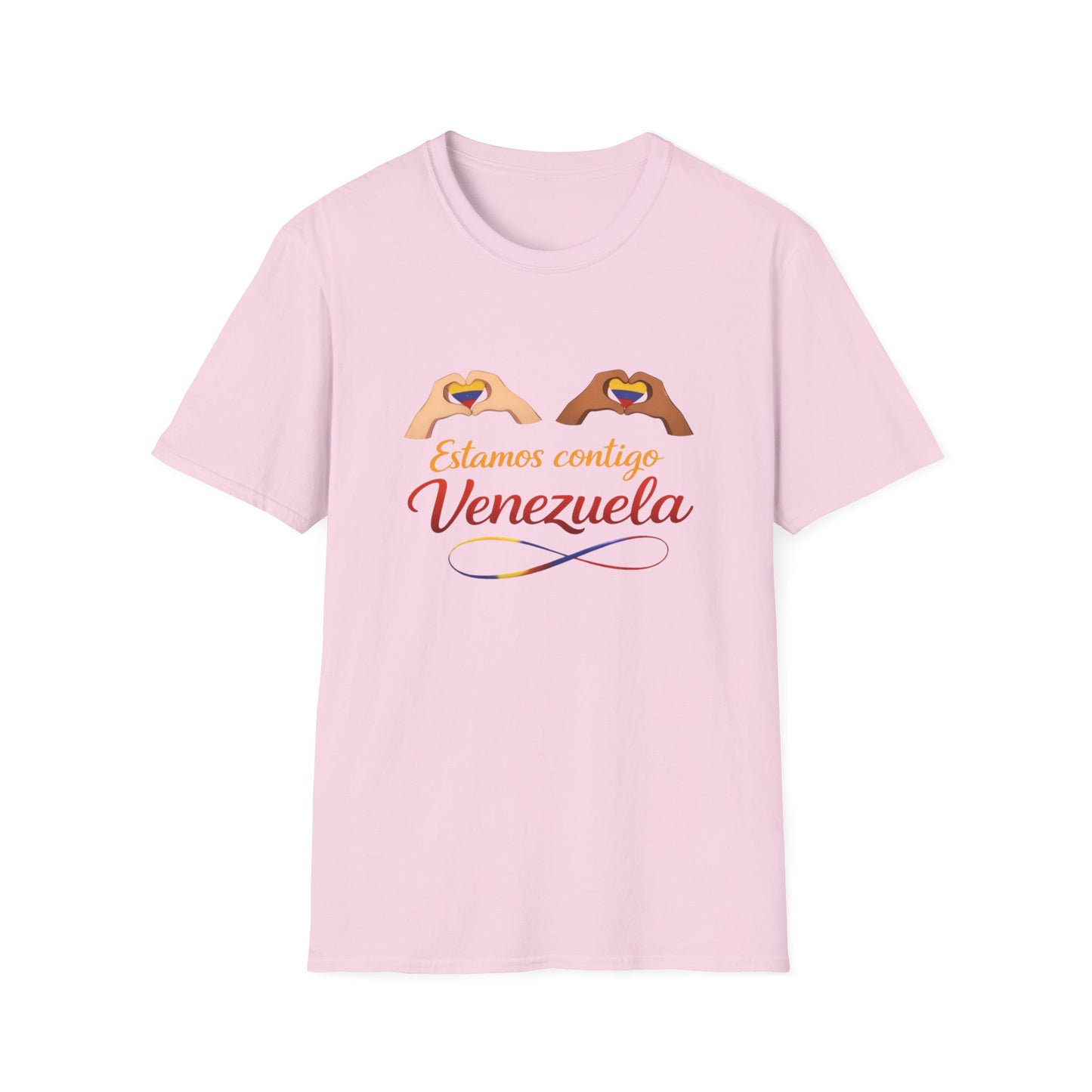 Estamos Contigo Venezuela T-Shirt | Heart Hands, Spanish Support Tee