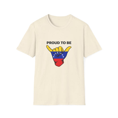 Proud to be Venezuelan T-Shirt | Venezuela Flag Shaka Graphic