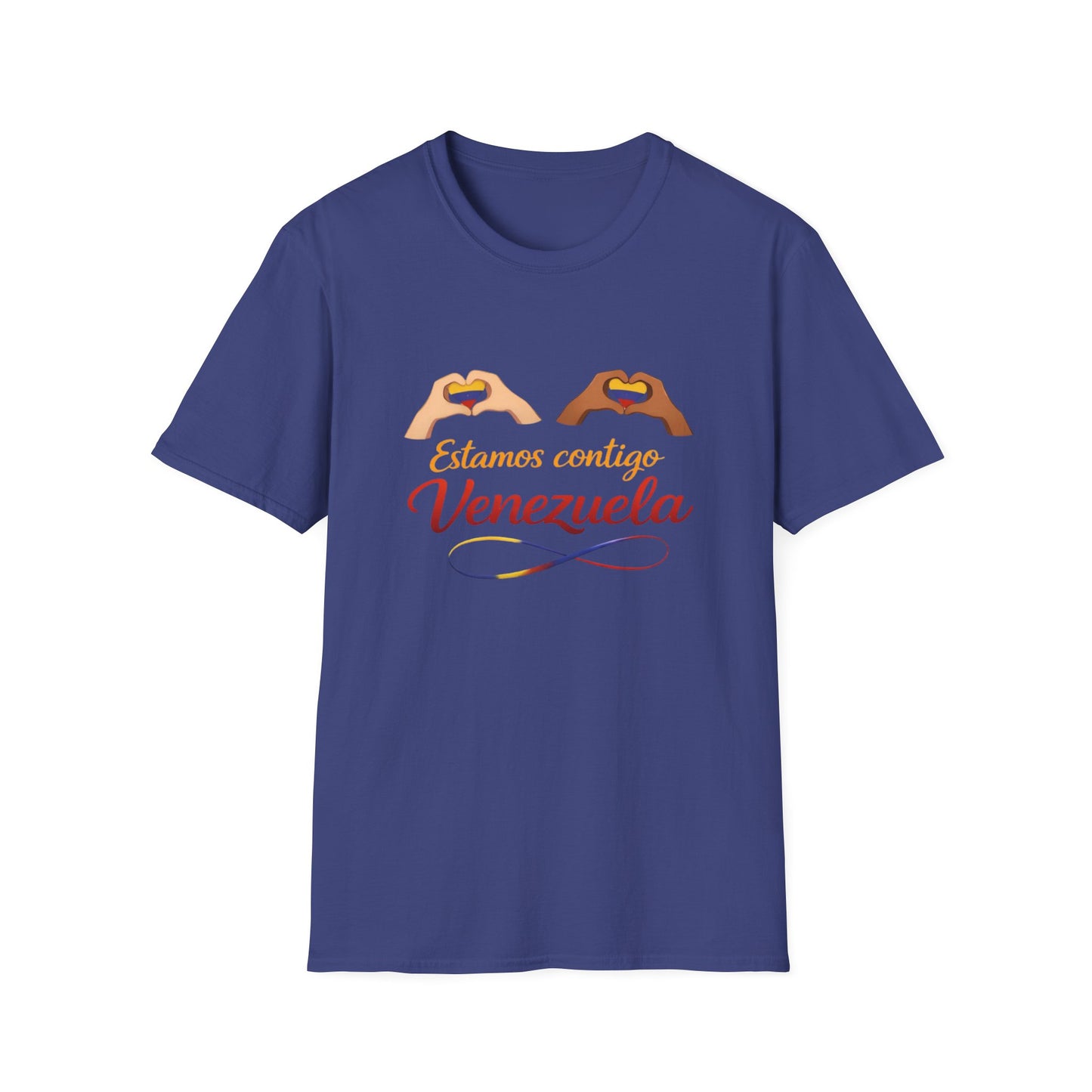Estamos Contigo Venezuela T-Shirt | Heart Hands, Spanish Support Tee