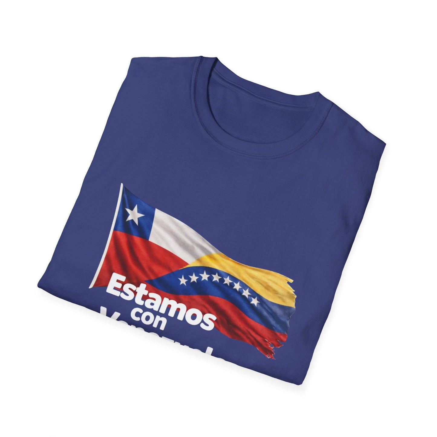 Chile Estamos con Venezuela T-Shirt | Venezuelan Flag Support Tee