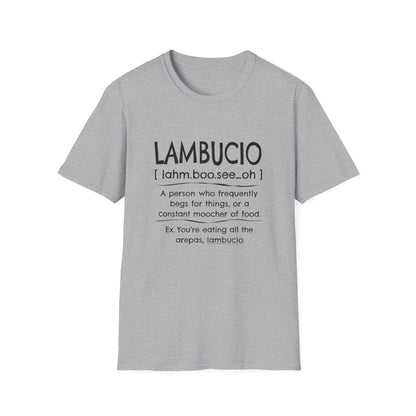 Lambucio definition T-Shirt | Funny Foodie Phrase Tee