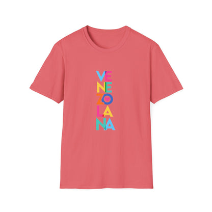 Venezolana Vertical Color Block T-Shirt | Venezuela Pride