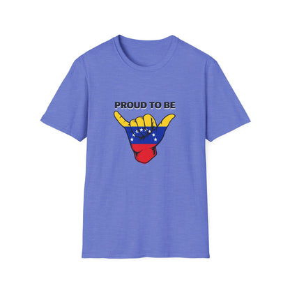 Proud to be Venezuelan T-Shirt | Venezuela Flag Shaka Graphic
