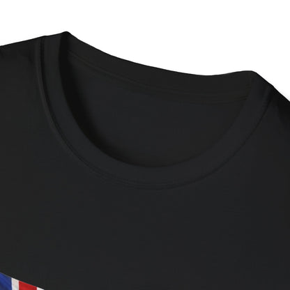 Venezuelan-British Flag T-Shirt — Dual Heritage Waving Flag Tee