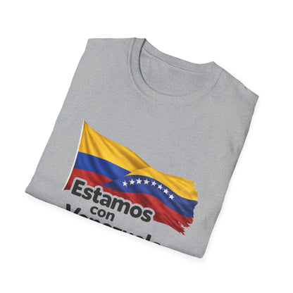 Colombia Estamos con Venezuela T-Shirt | Venezuelan Flag, Patriotic Shirt