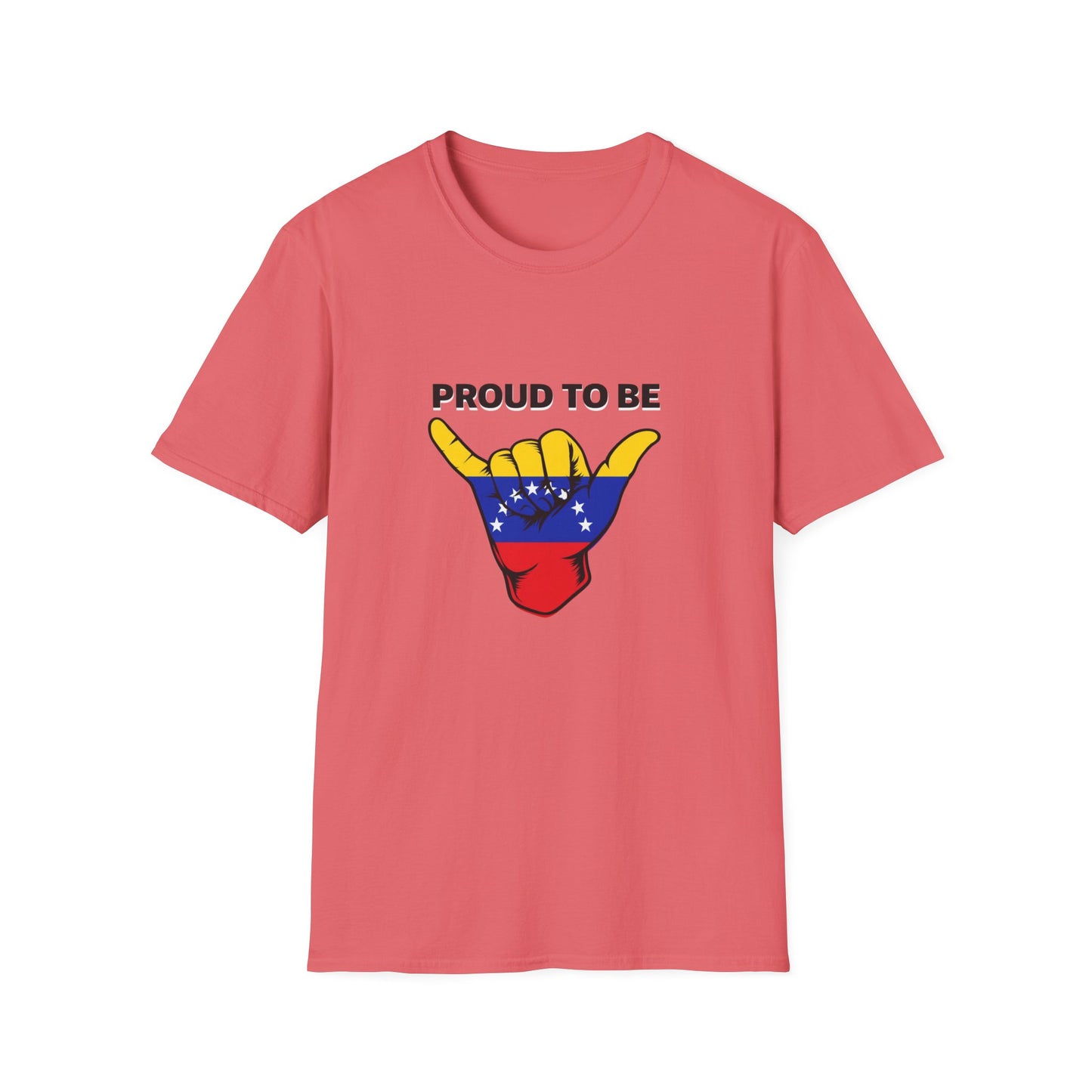 Proud to be Venezuelan T-Shirt | Venezuela Flag Shaka Graphic