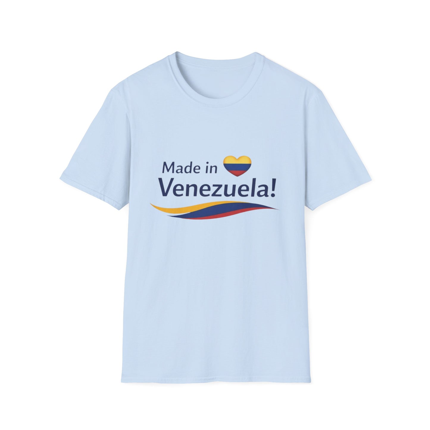 Made in Venezuela T-Shirt | Venezuela Flag Heart, Venezuelan Pride