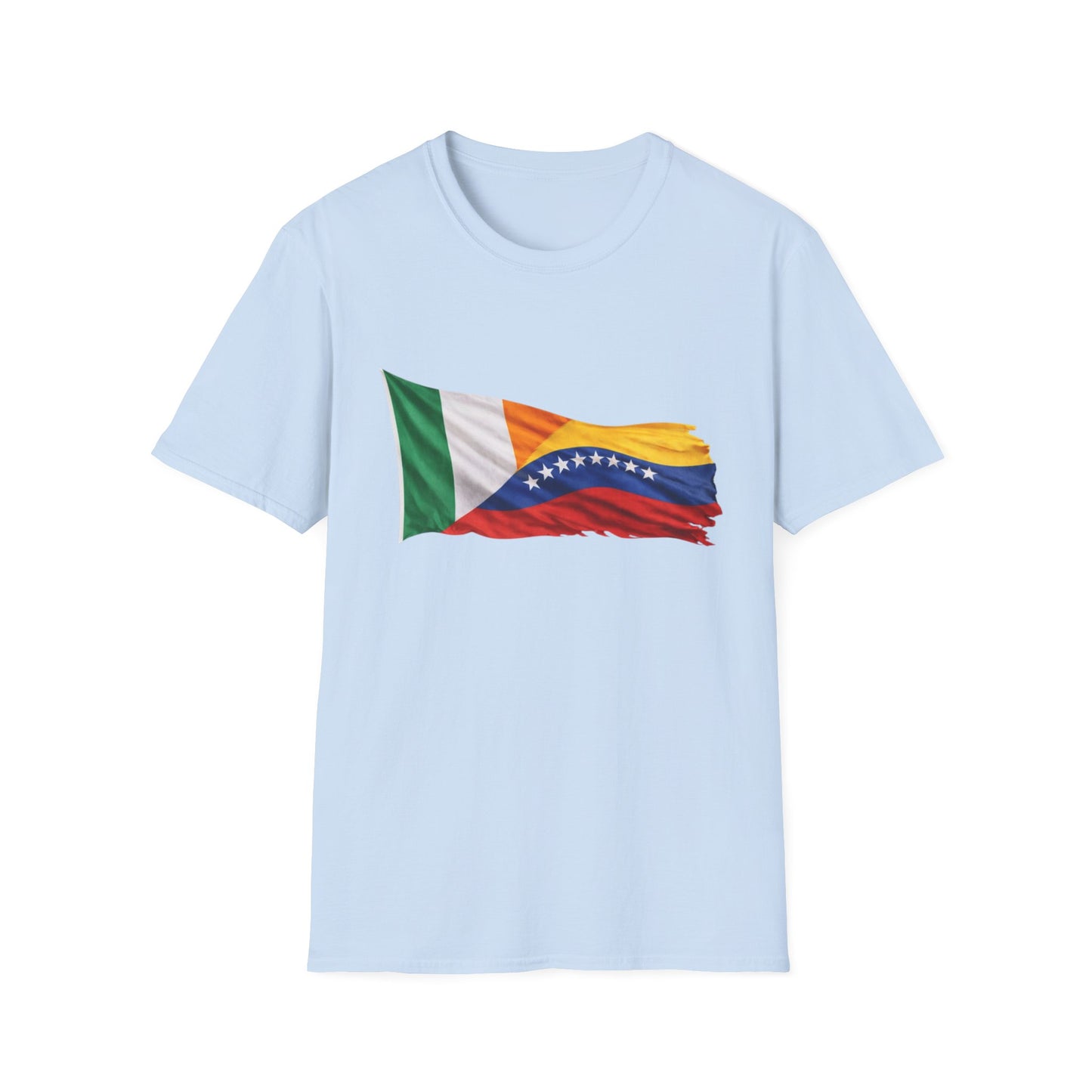 Venezuela Ireland Flag Mashup T-Shirt — Dual Heritage Pride Tee