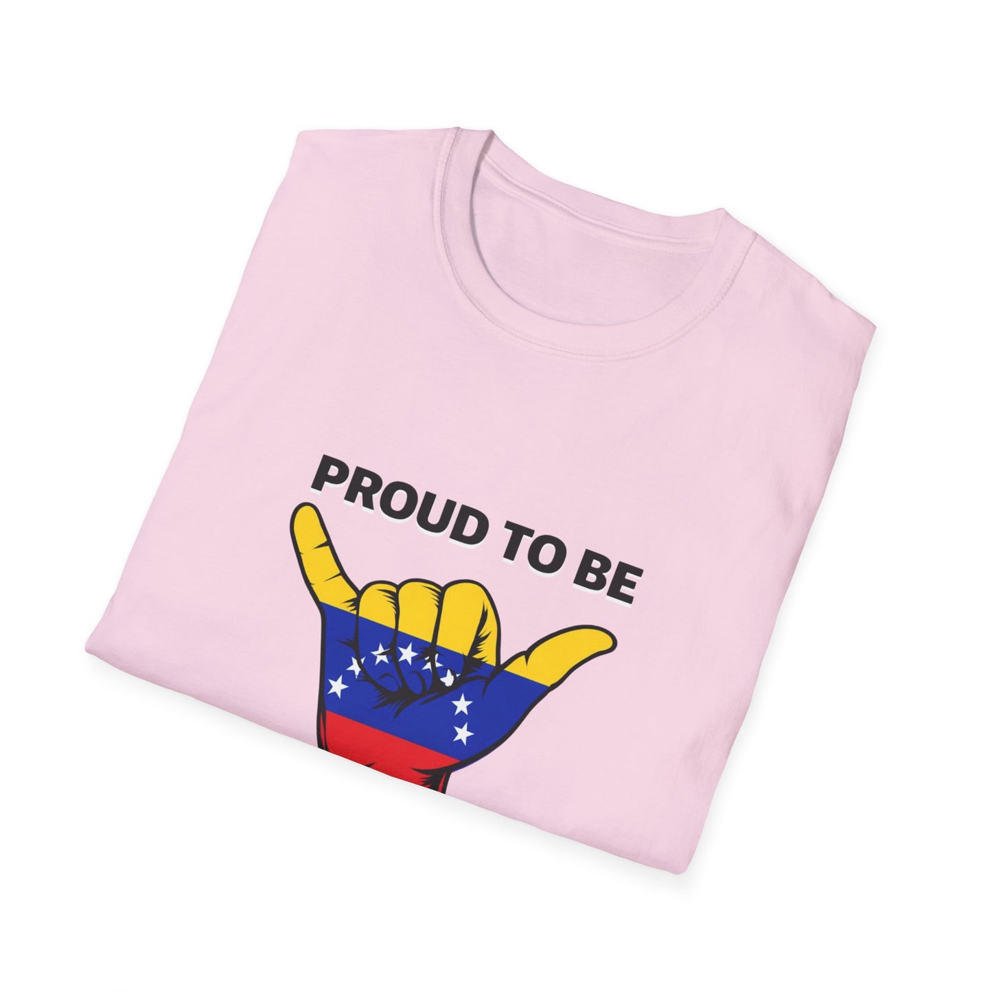 Proud to be Venezuelan T-Shirt | Venezuela Flag Shaka Graphic