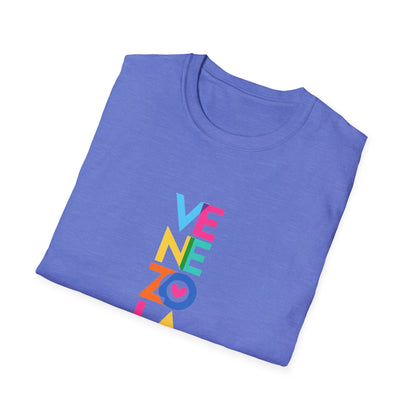 Venezolana Vertical Color Block T-Shirt | Venezuela Pride