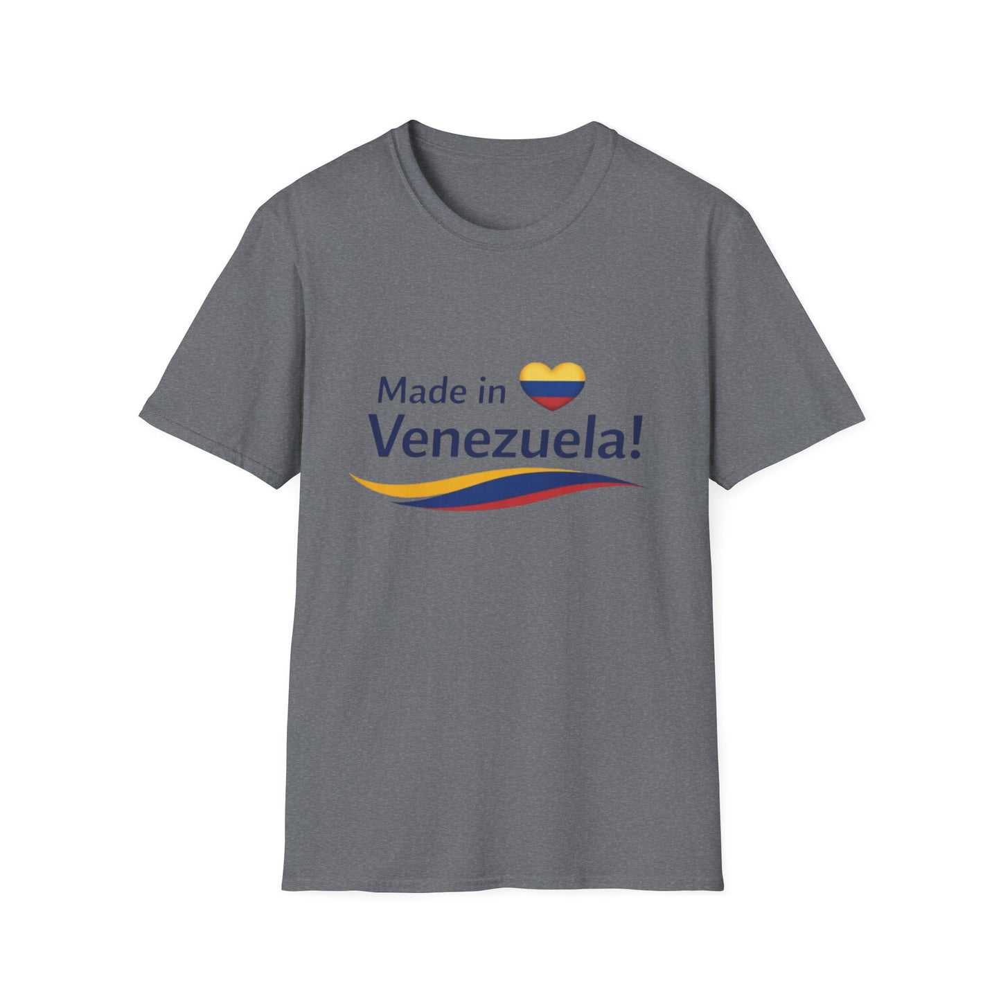 Made in Venezuela T-Shirt | Venezuela Flag Heart, Venezuelan Pride