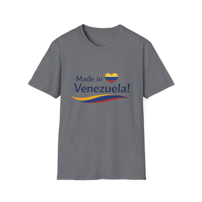 Made in Venezuela T-Shirt | Venezuela Flag Heart, Venezuelan Pride