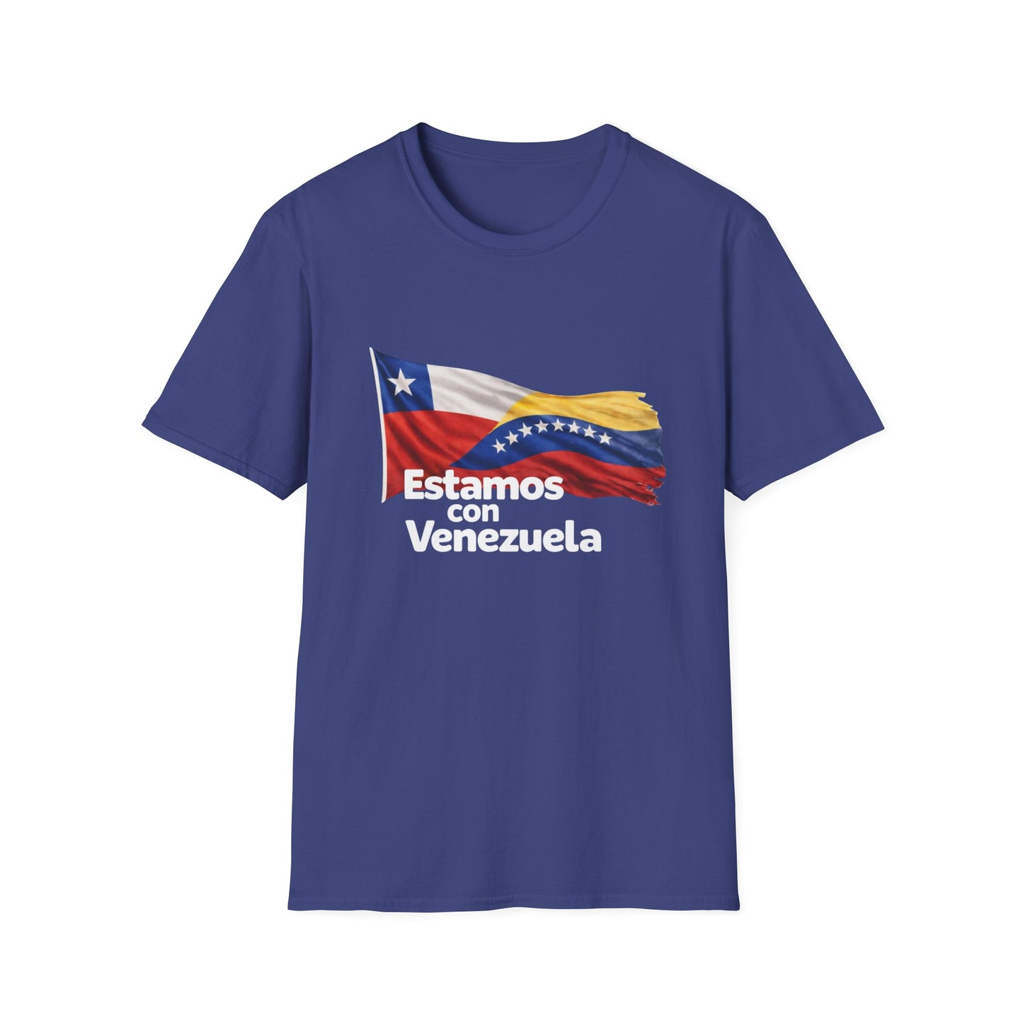 Chile Estamos con Venezuela T-Shirt | Venezuelan Flag Support Tee