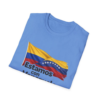 Colombia Estamos con Venezuela T-Shirt | Venezuelan Flag, Patriotic Shirt