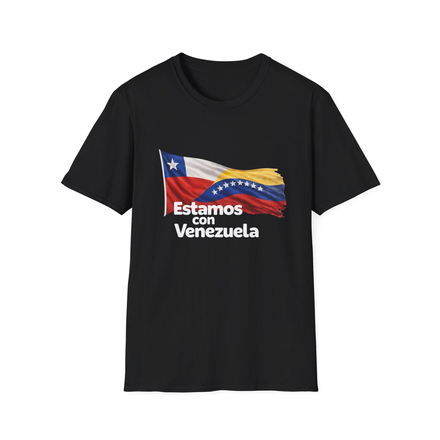 Chile Estamos con Venezuela T-Shirt | Venezuelan Flag Support Tee