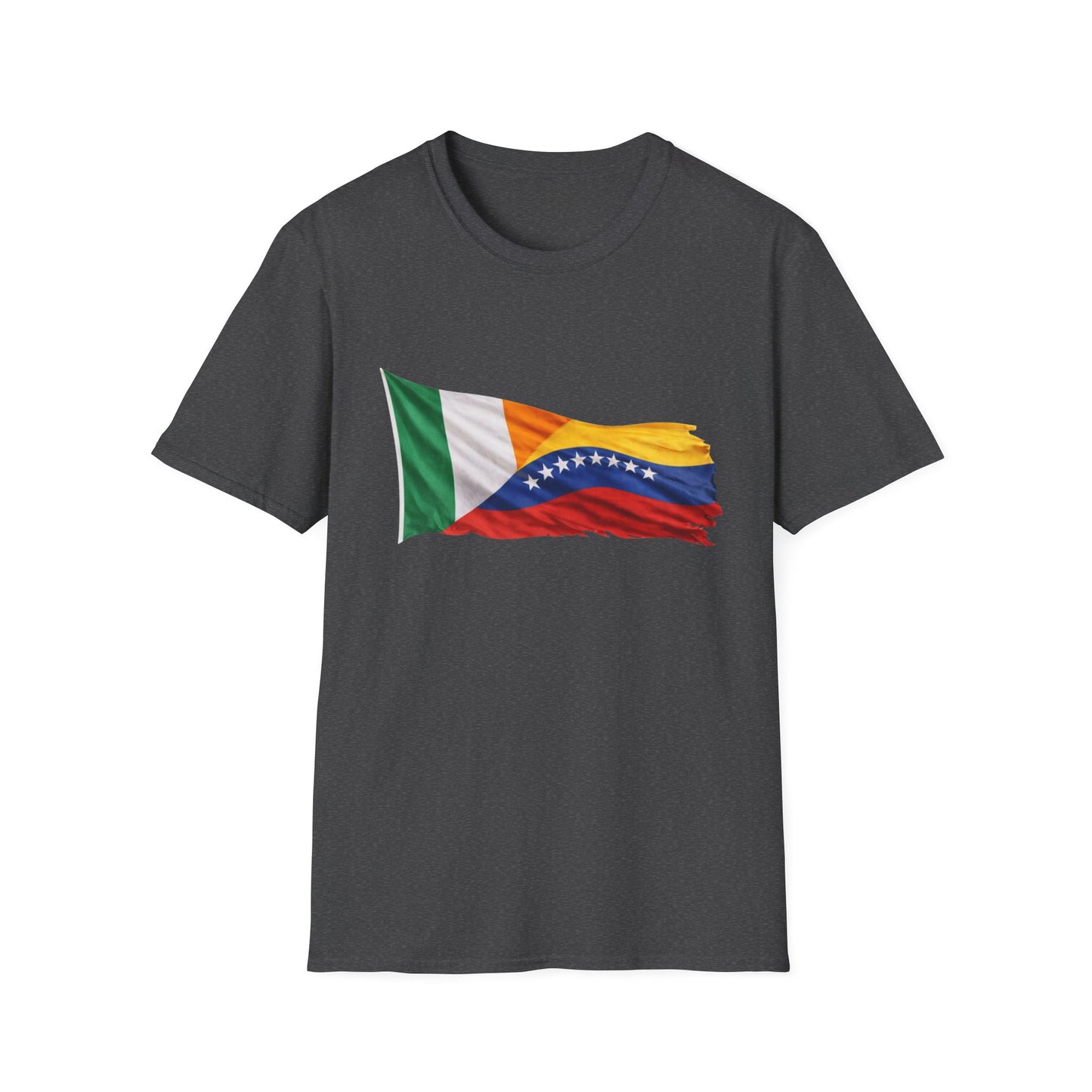 Venezuela Ireland Flag Mashup T-Shirt — Dual Heritage Pride Tee