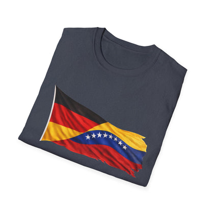 Venezuela Germany Flag Wave T-Shirt
