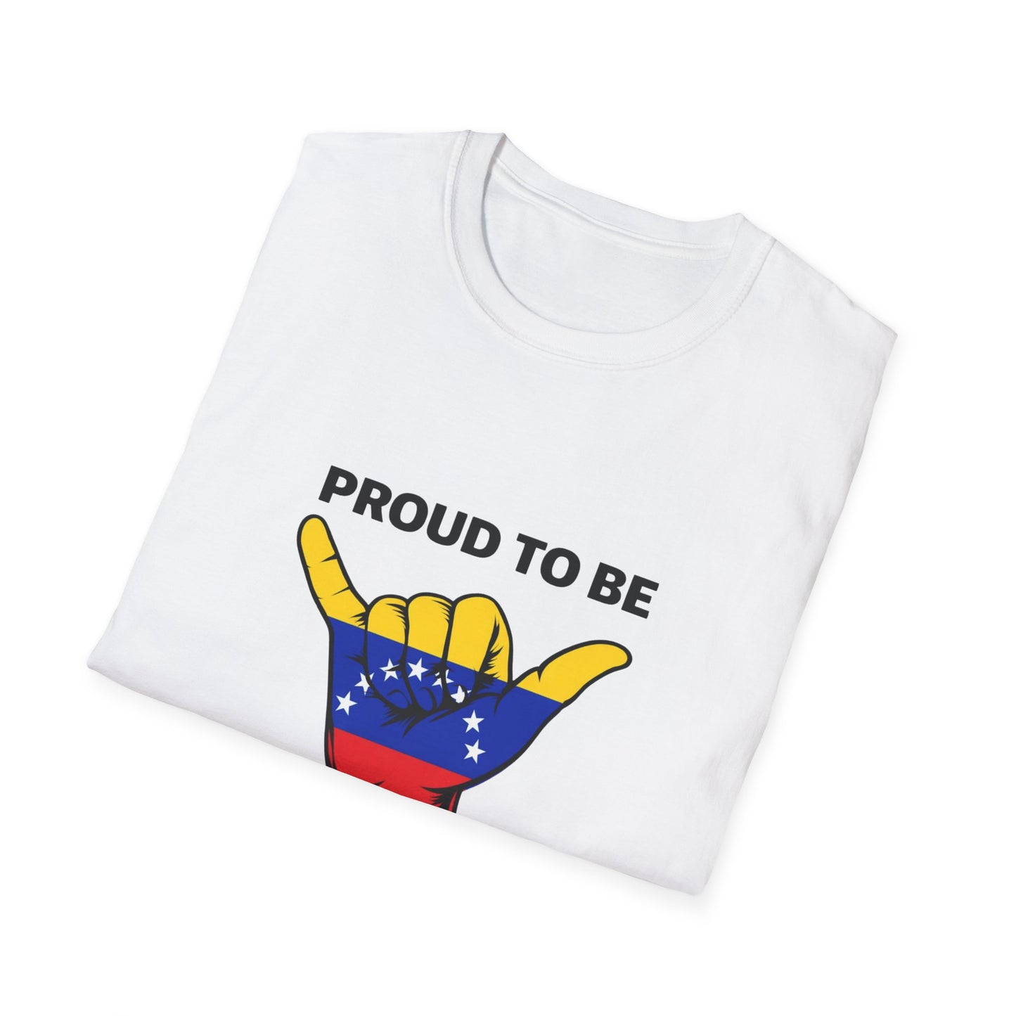 Proud to be Venezuelan T-Shirt | Venezuela Flag Shaka Graphic
