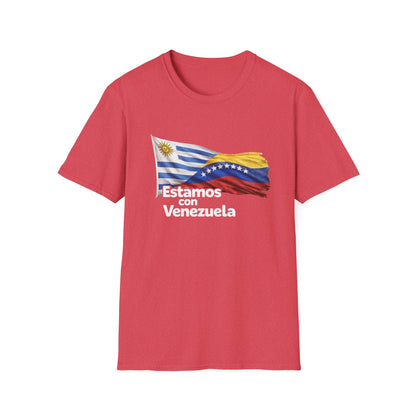 Uruguay Estamos con Venezuela T-Shirt | Venezuelan flag design, solidarity tee