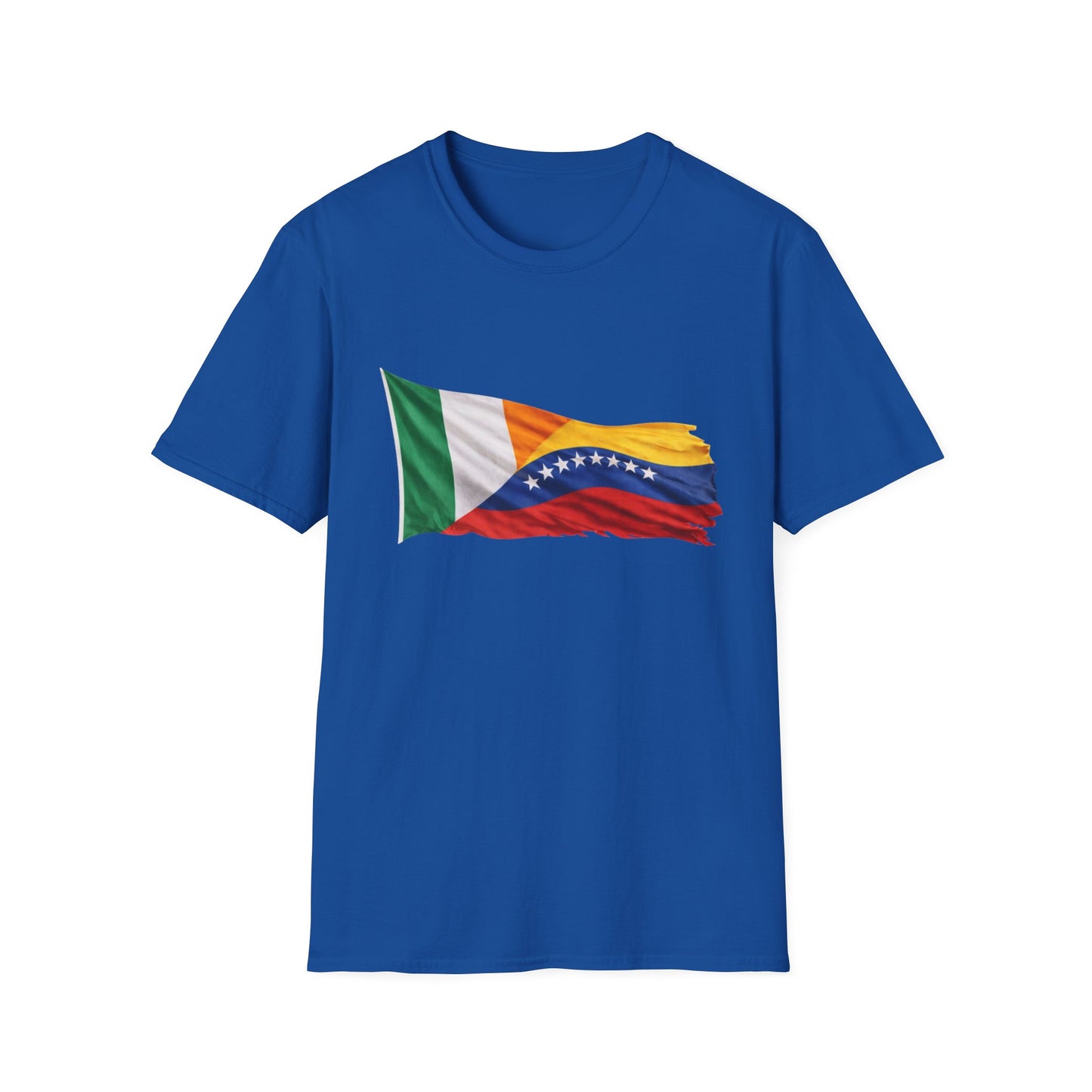 Venezuela Ireland Flag Mashup T-Shirt — Dual Heritage Pride Tee