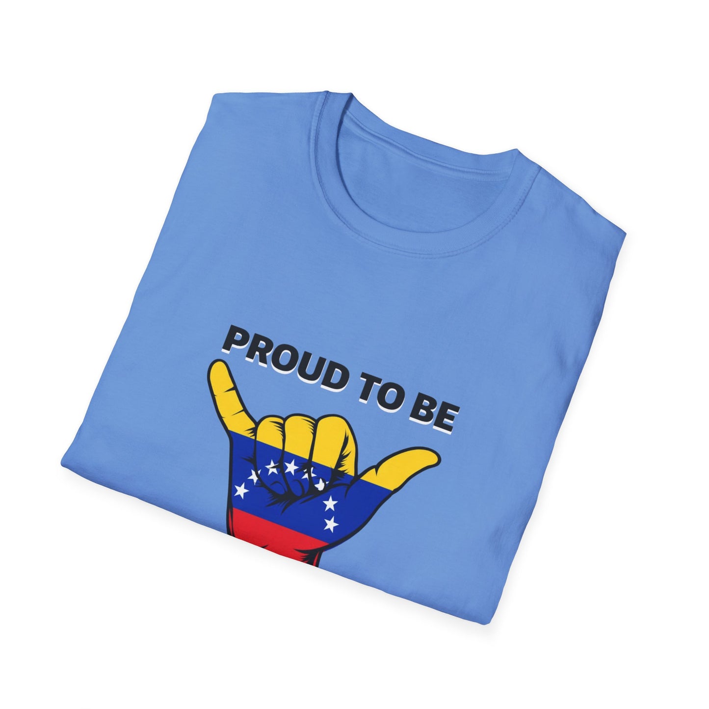 Proud to be Venezuelan T-Shirt | Venezuela Flag Shaka Graphic