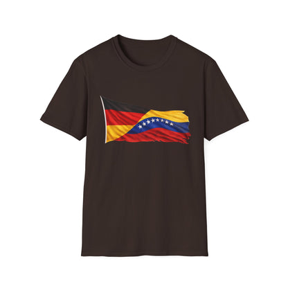 Venezuela Germany Flag Wave T-Shirt