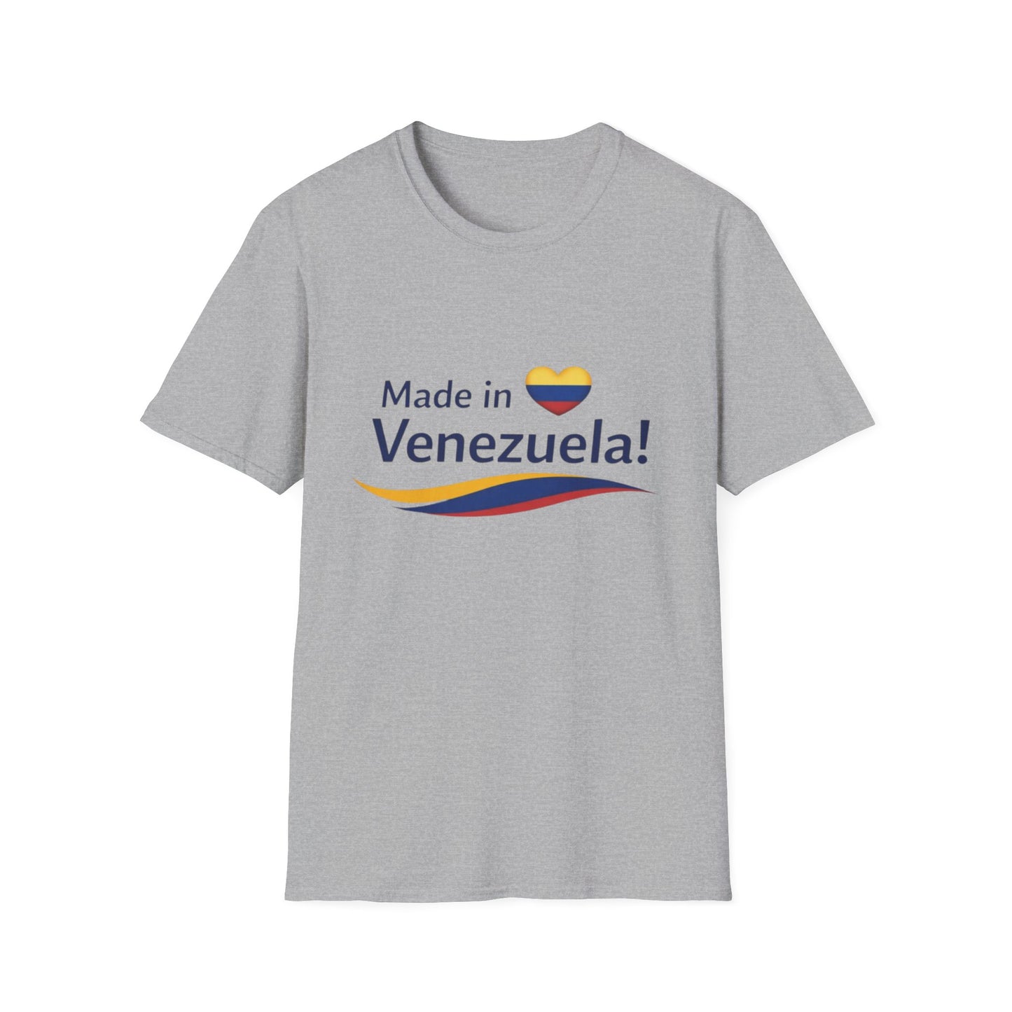 Made in Venezuela T-Shirt | Venezuela Flag Heart, Venezuelan Pride