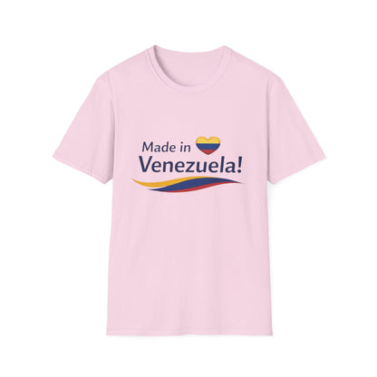 Made in Venezuela T-Shirt | Venezuela Flag Heart, Venezuelan Pride