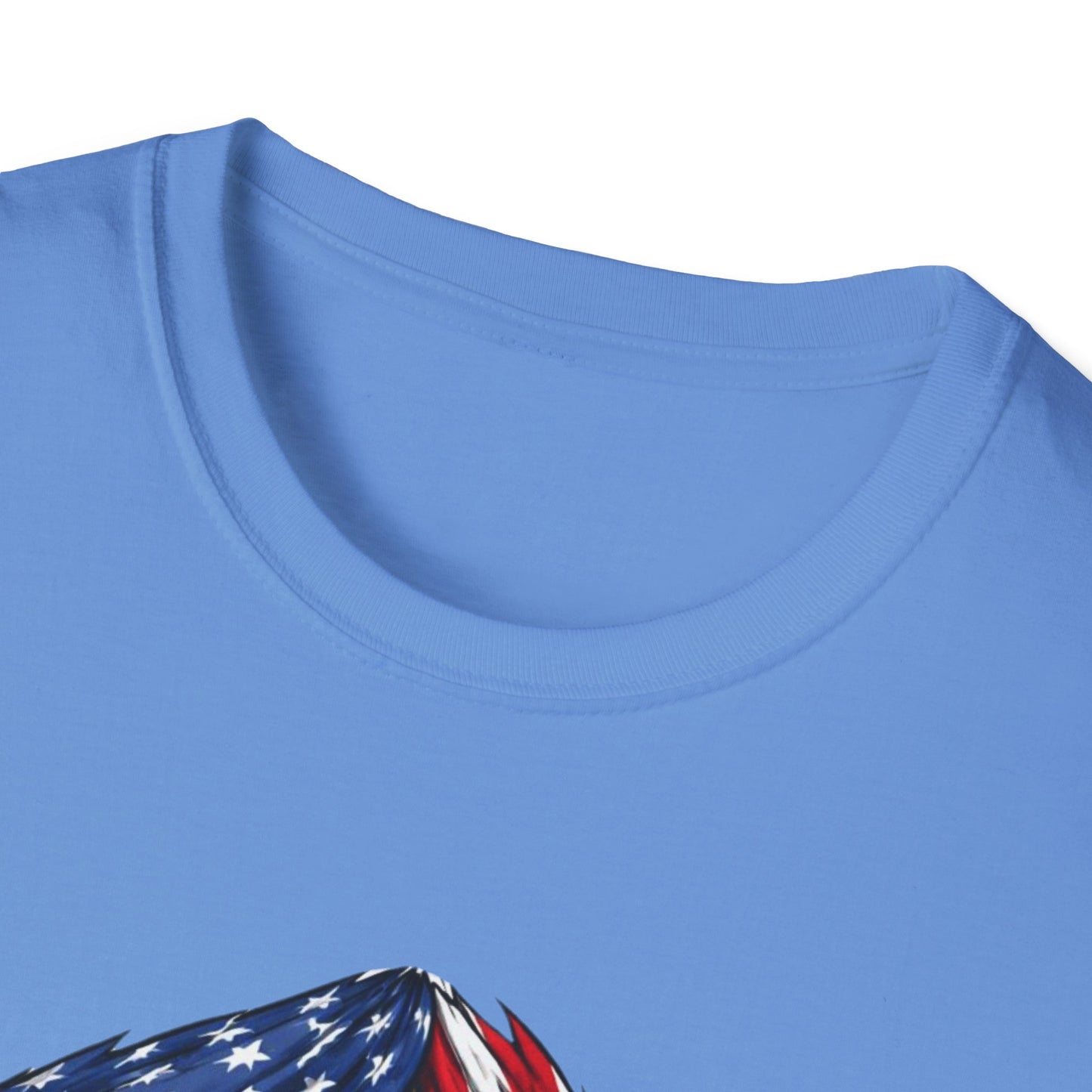 Venezuelan Flag Reveal T-Shirt | USA Flag Ripped Chest Design
