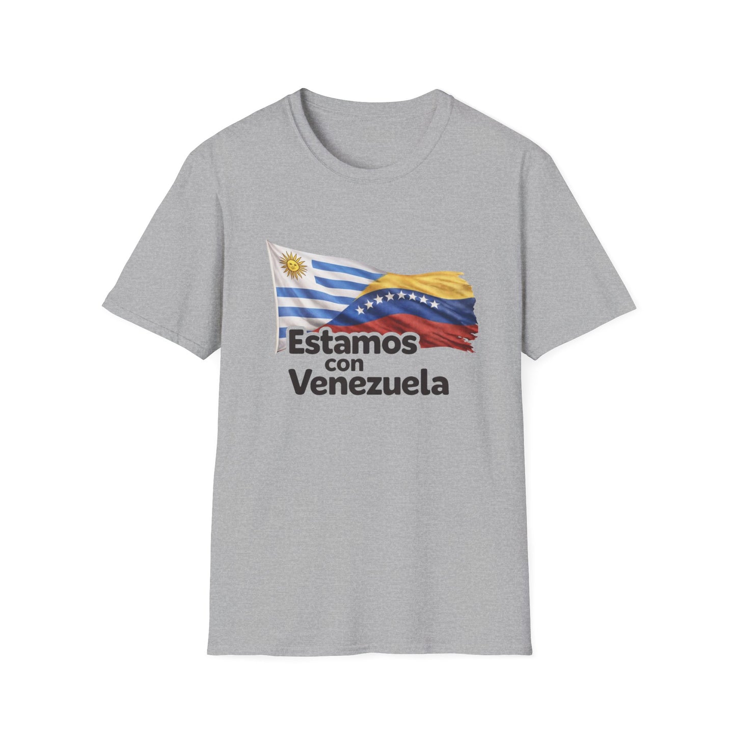 Uruguay Estamos con Venezuela T-Shirt | Venezuelan flag design, solidarity tee