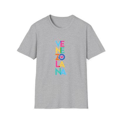 Venezolana Vertical Color Block T-Shirt | Venezuela Pride