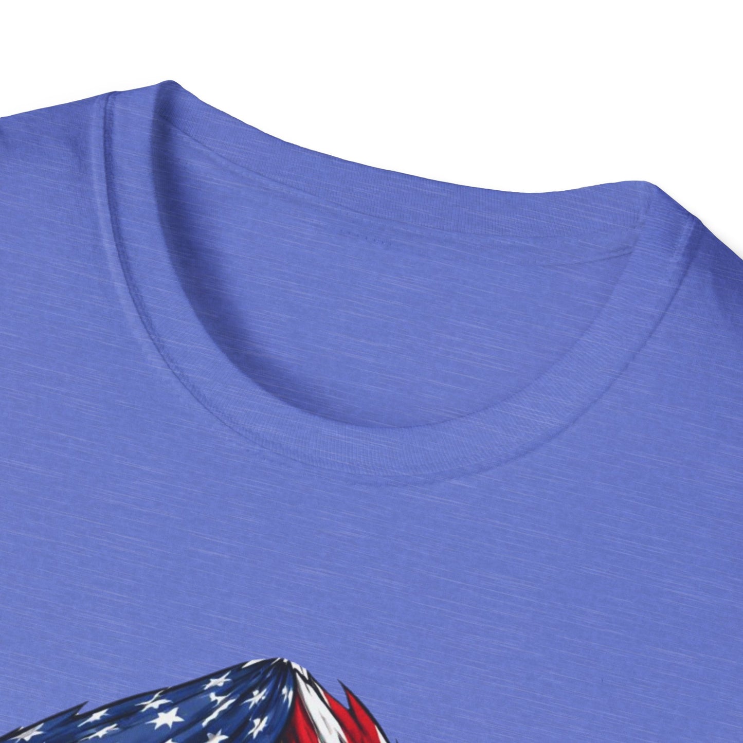 Venezuelan Flag Reveal T-Shirt | USA Flag Ripped Chest Design