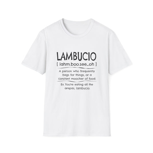Lambucio definition T-Shirt | Funny Foodie Phrase Tee
