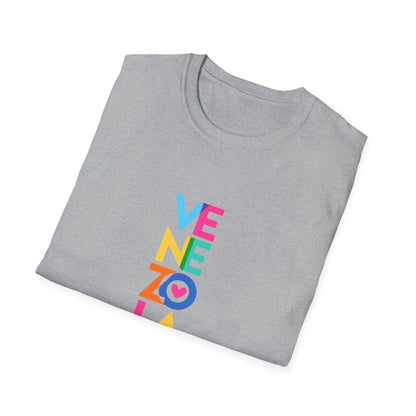 Venezolana Vertical Color Block T-Shirt | Venezuela Pride