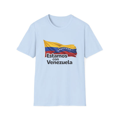 Colombia Estamos con Venezuela T-Shirt | Venezuelan Flag, Patriotic Shirt