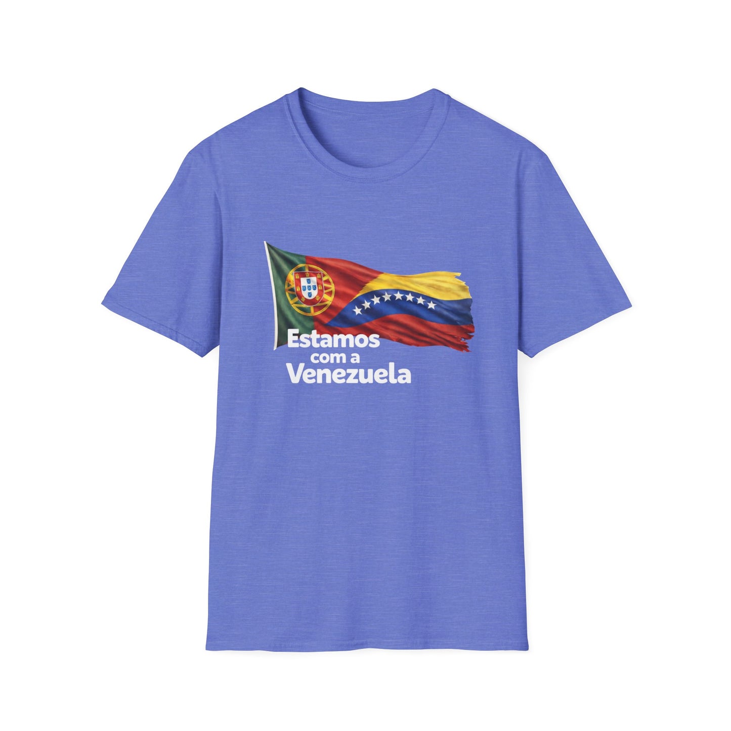 Portugal Estamos com a Venezuela T-Shirt | Portugal and Venezuela Flags, Solidarity Design