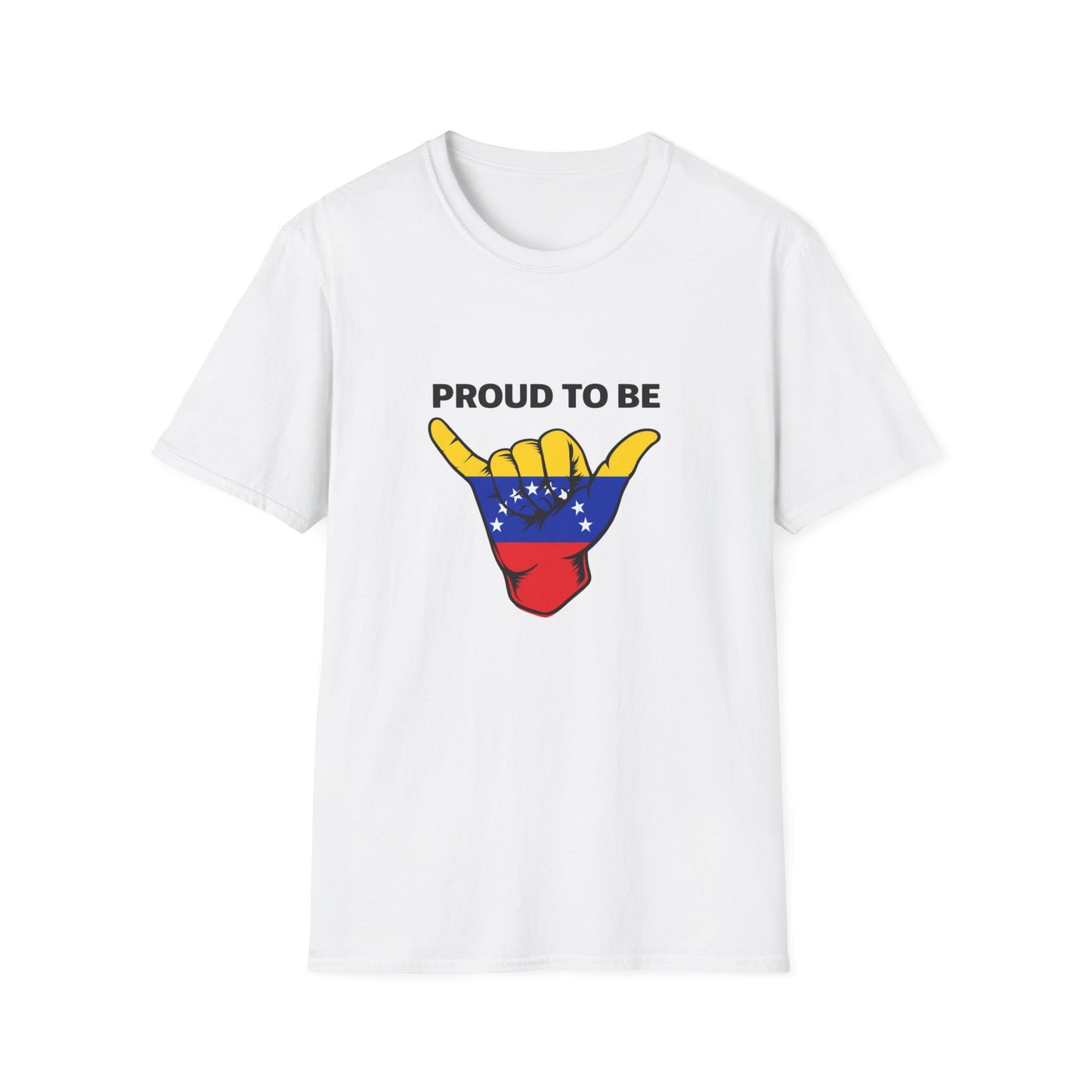 Proud to be Venezuelan T-Shirt | Venezuela Flag Shaka Graphic