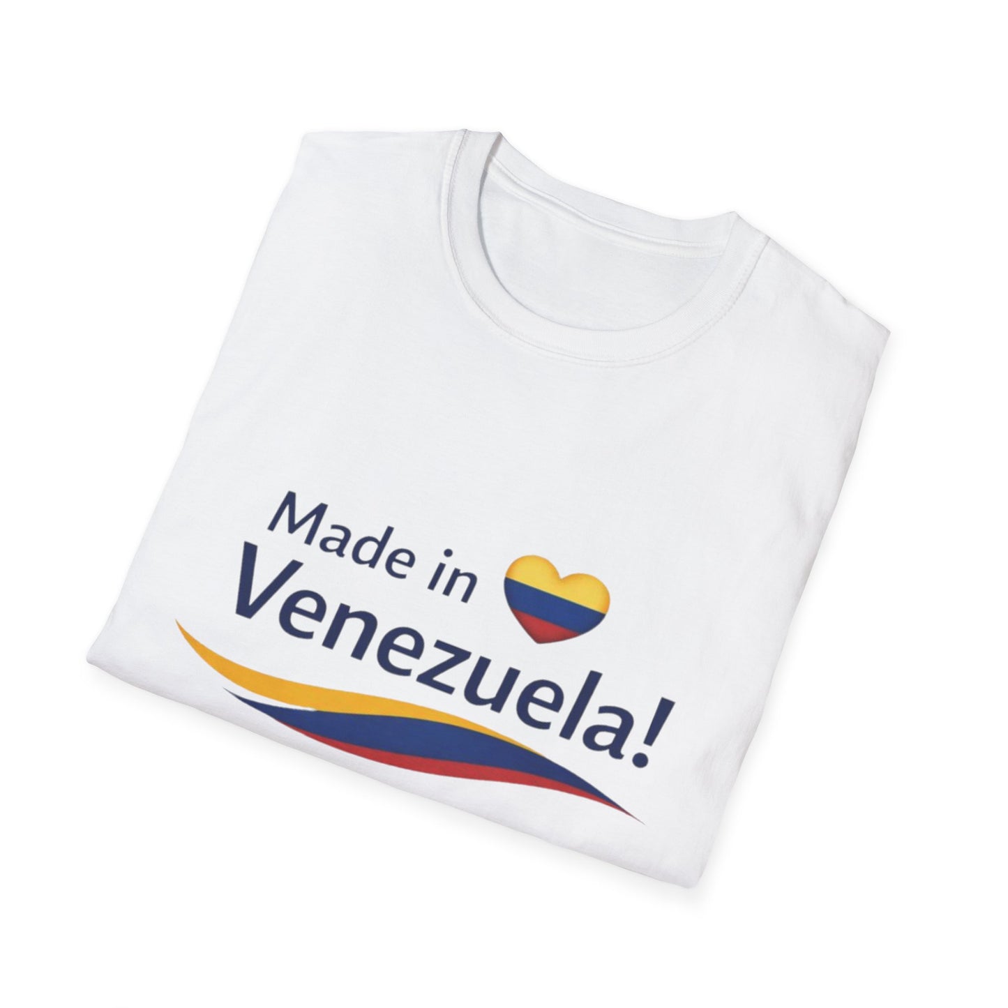 Made in Venezuela T-Shirt | Venezuela Flag Heart, Venezuelan Pride