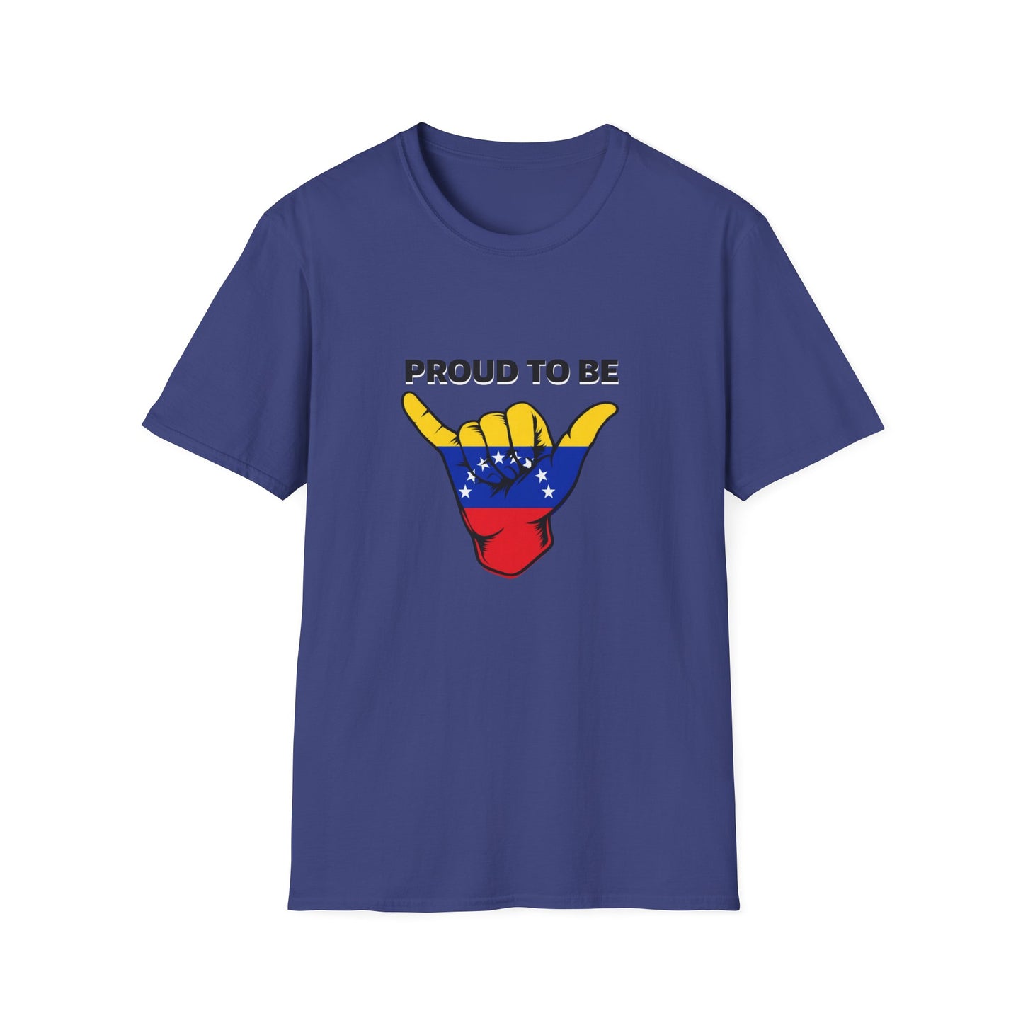 Proud to be Venezuelan T-Shirt | Venezuela Flag Shaka Graphic