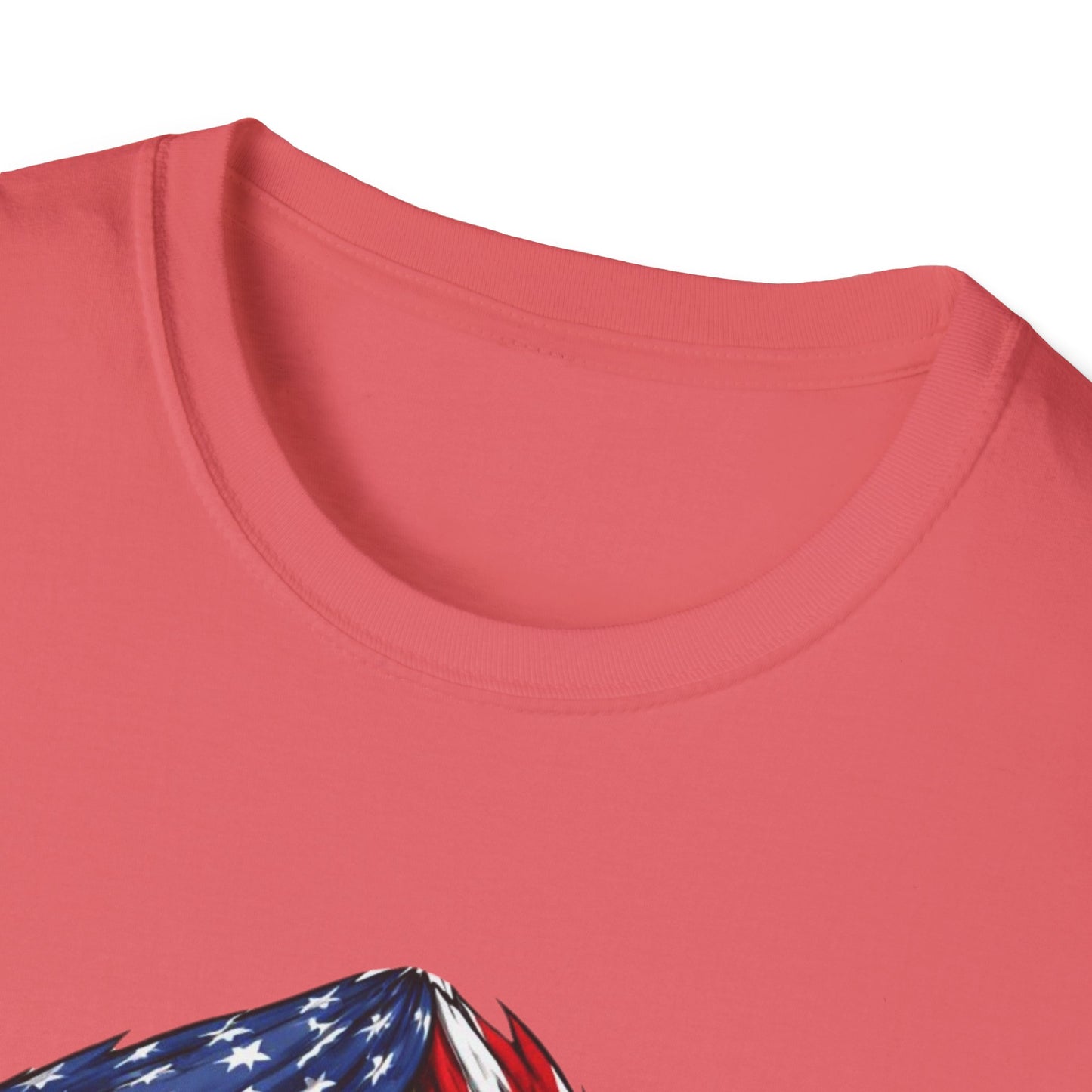 Venezuelan Flag Reveal T-Shirt | USA Flag Ripped Chest Design