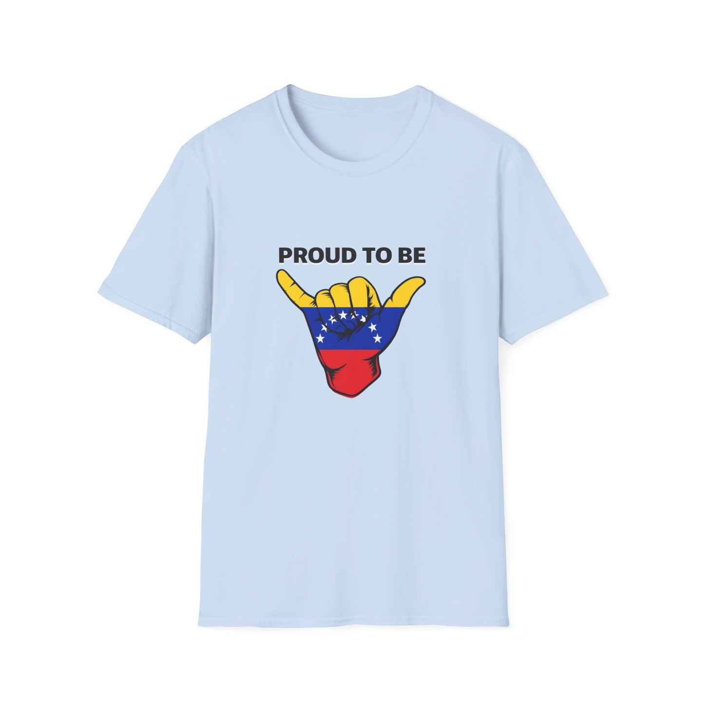 Proud to be Venezuelan T-Shirt | Venezuela Flag Shaka Graphic