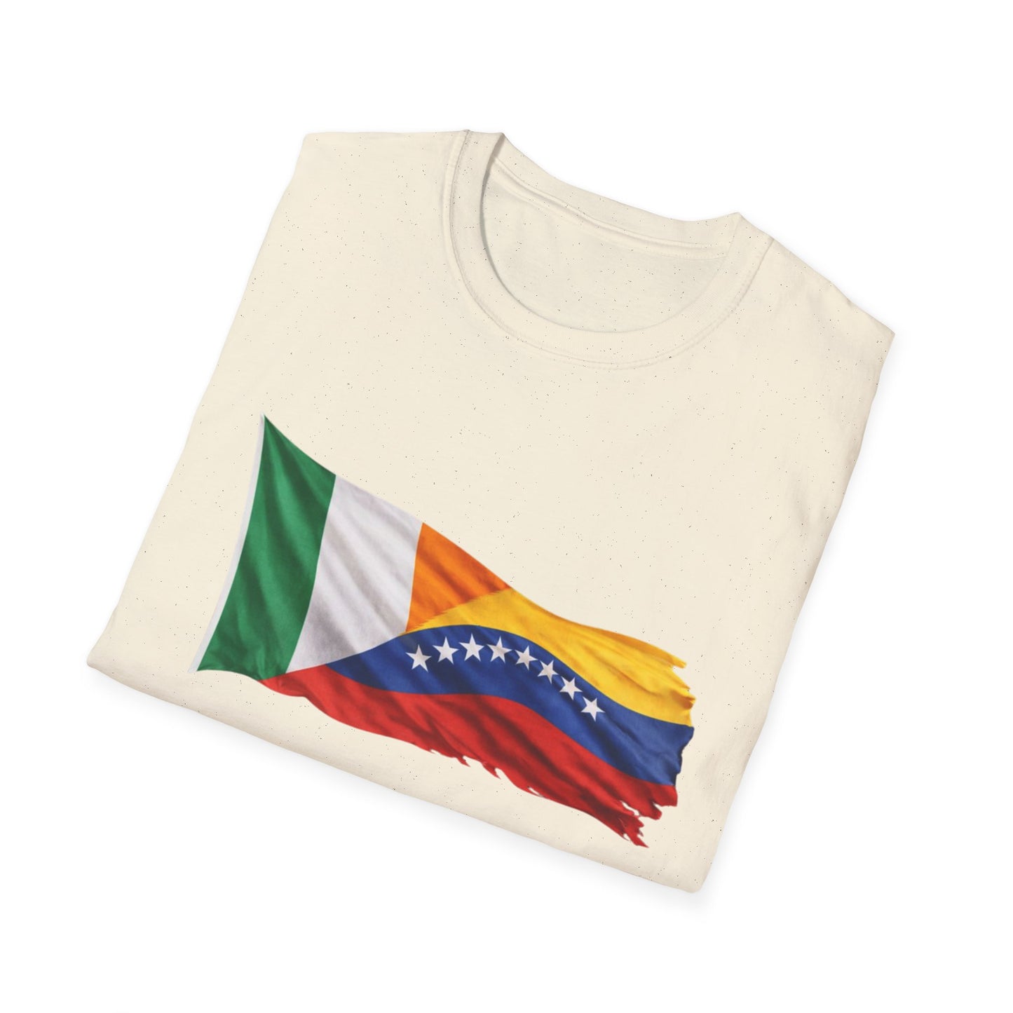 Venezuela Ireland Flag Mashup T-Shirt — Dual Heritage Pride Tee