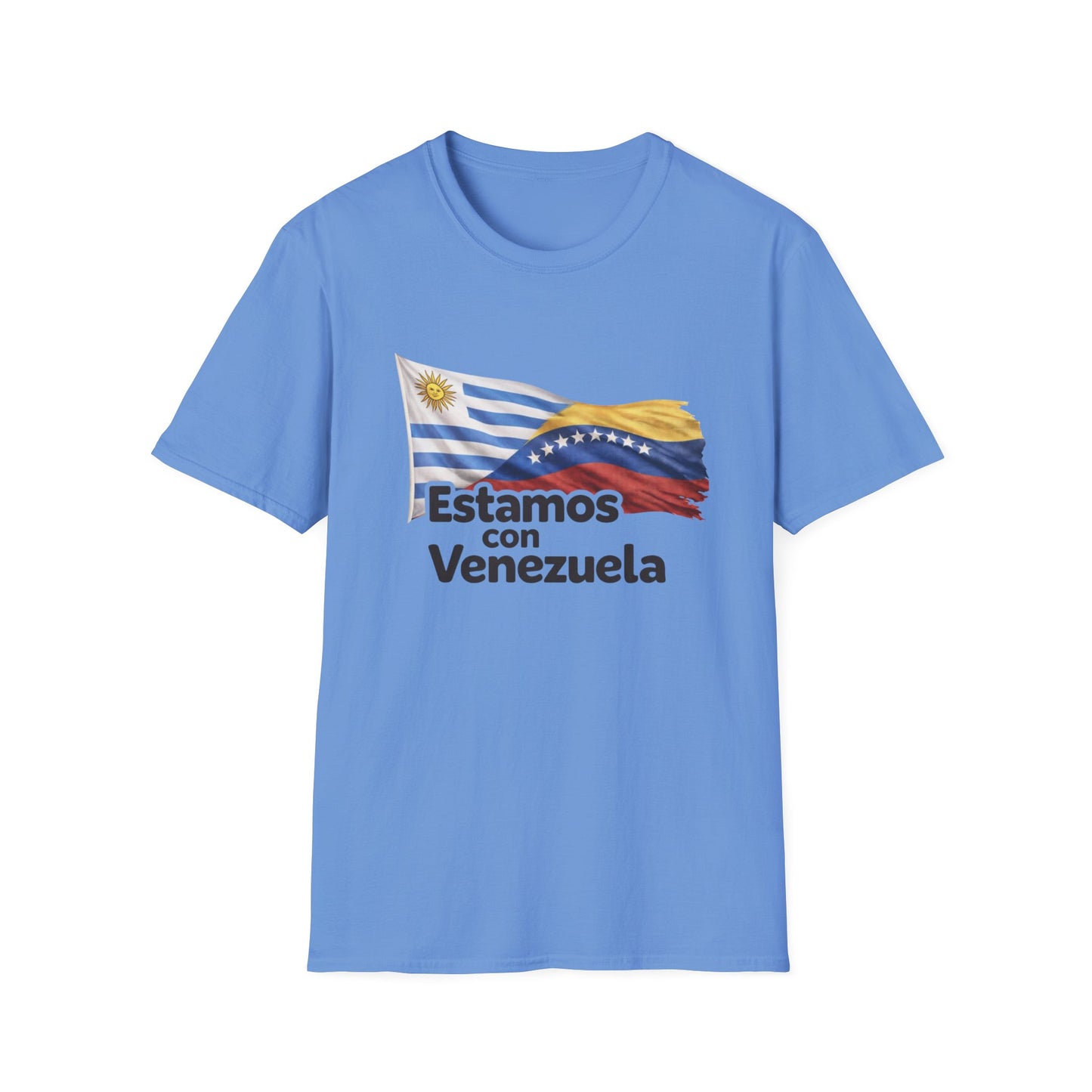 Uruguay Estamos con Venezuela T-Shirt | Venezuelan flag design, solidarity tee