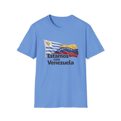 Uruguay Estamos con Venezuela T-Shirt | Venezuelan flag design, solidarity tee