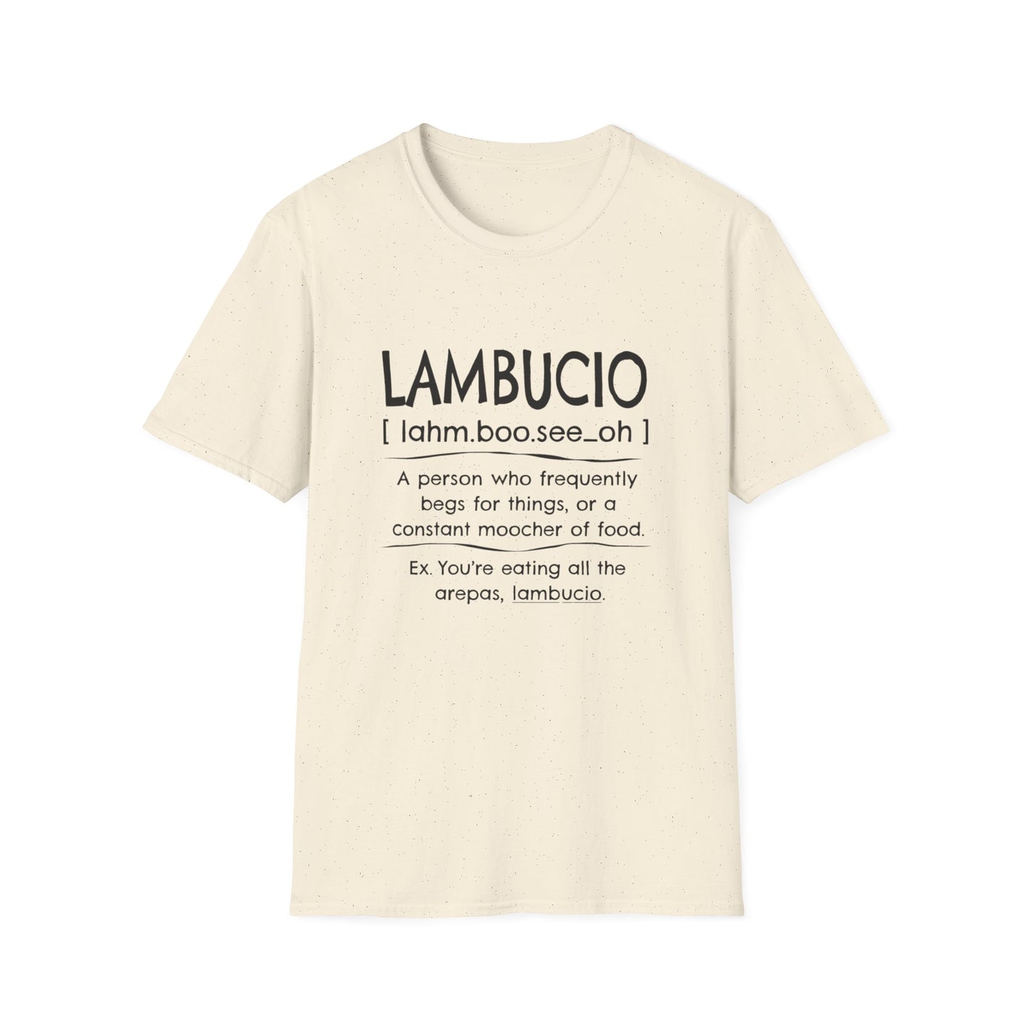 Lambucio definition T-Shirt | Funny Foodie Phrase Tee
